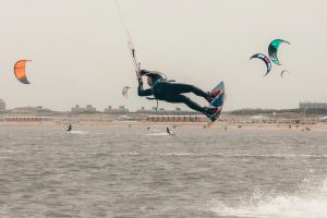 Kiten in Egmond aan Zee