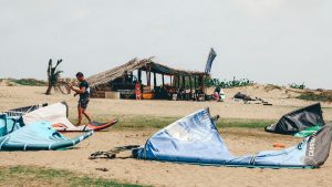 Kitesurfen in Sri Lanka Lagune Kalpitiya - Leren kitesurfen Sri Lanka