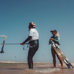 gevorderden kitesurf les en kitecoaching dames