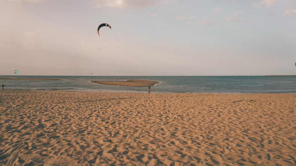 Kitesurf vakantie zuid Spanje spot Isla Canela bij the Kite Finca Huelva